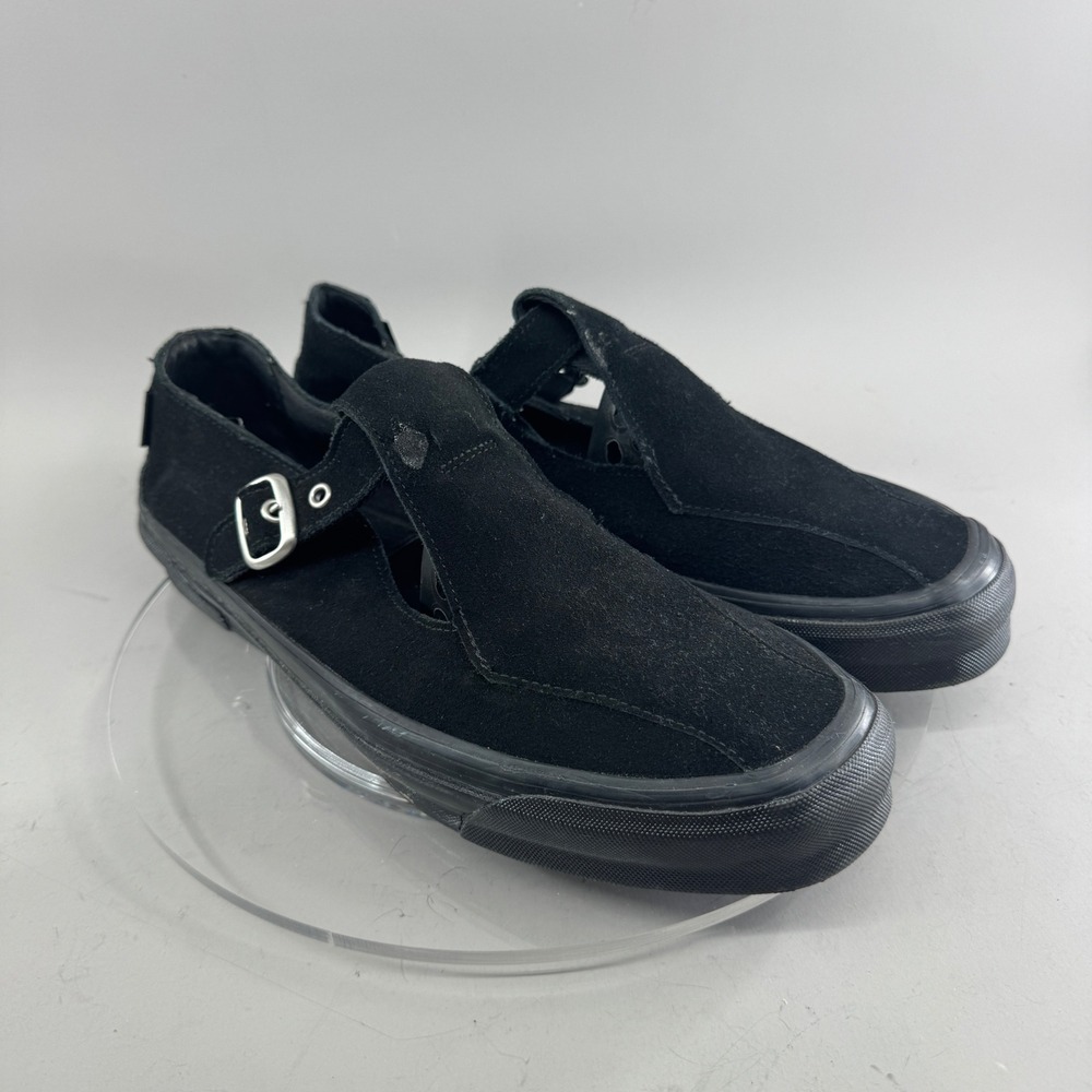 Vans x Goodfight Mens 13 OG Style 31 LX Mary Jane Suede T-Strap Black Sneakers